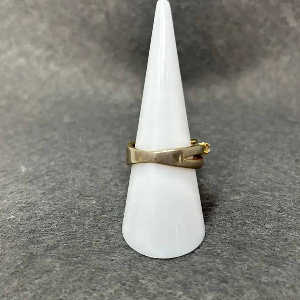 Vintage Purple Stone Ring from Thailand 4  on Each Side size 8